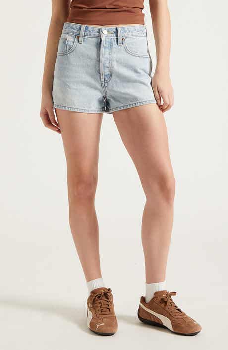 Ivy High Waist Denim Shorts