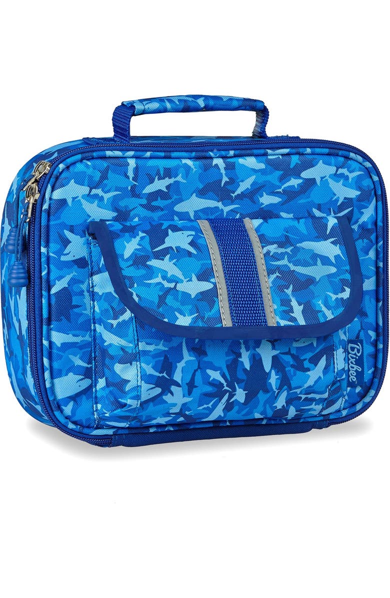 Bixbee 'Large Shark Camo' Water Resistant Backpack & Lunchbox, Alternate, color,
