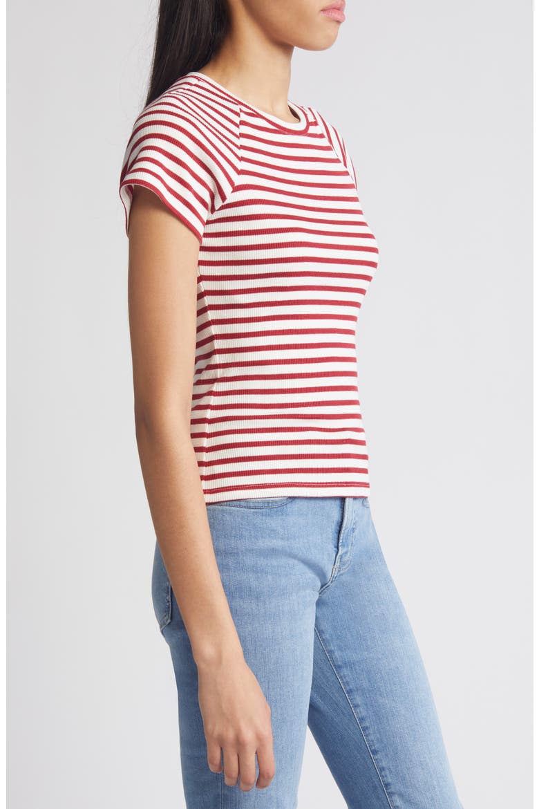 Bijou Rib T-Shirt, Alternate, color, IVORY MULT