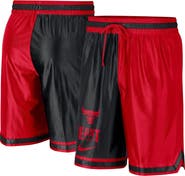 Nike Men's Nike Red/Black Chicago Bulls Courtside Versus Force Split DNA Performance Shorts