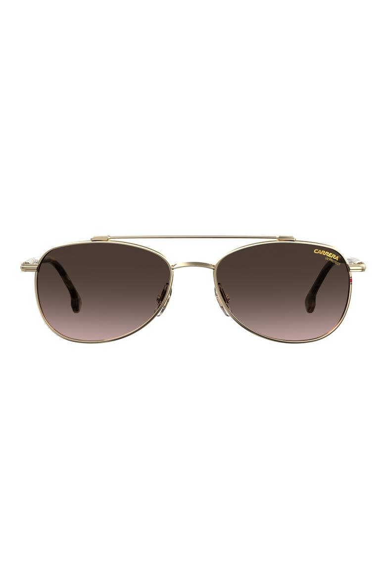 58mm Aviator Sunglasses, Main, color, GOLD