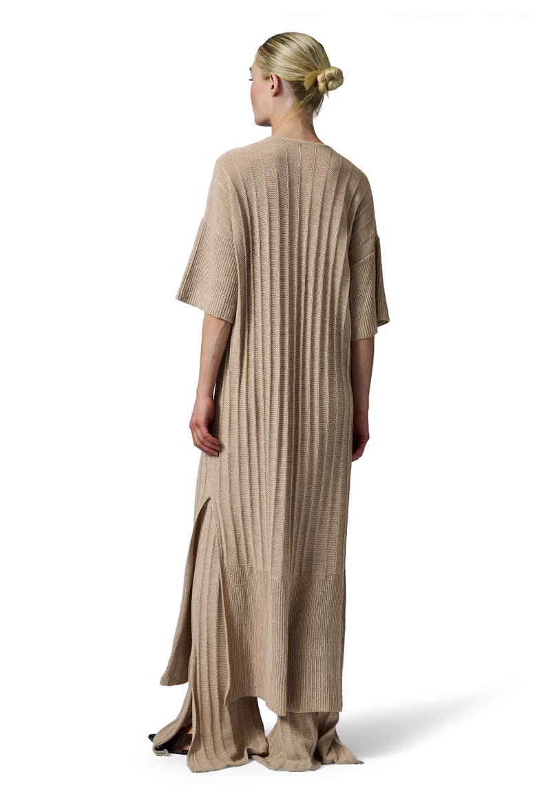 Stellan Loose Ribbed Knit Dress, Alternate, color, Cobblestone