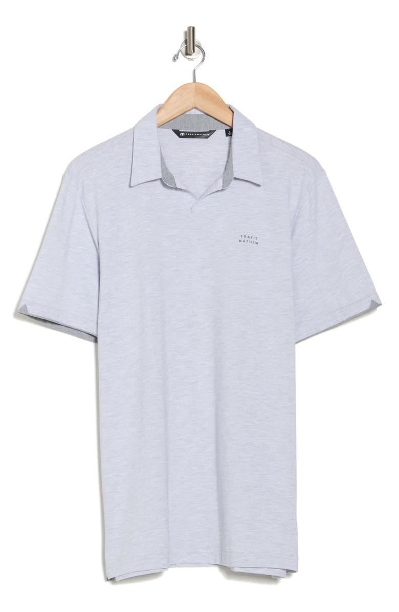 TravisMathew Late At Night Stretch Knit Polo, Alternate, color, 