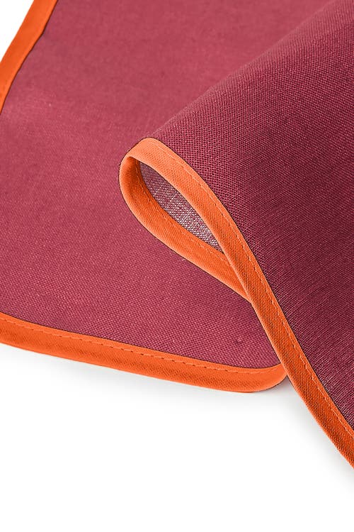 La Doublej Large Napkins Set Of 2 (45x45) In Rainbow Raspberry
