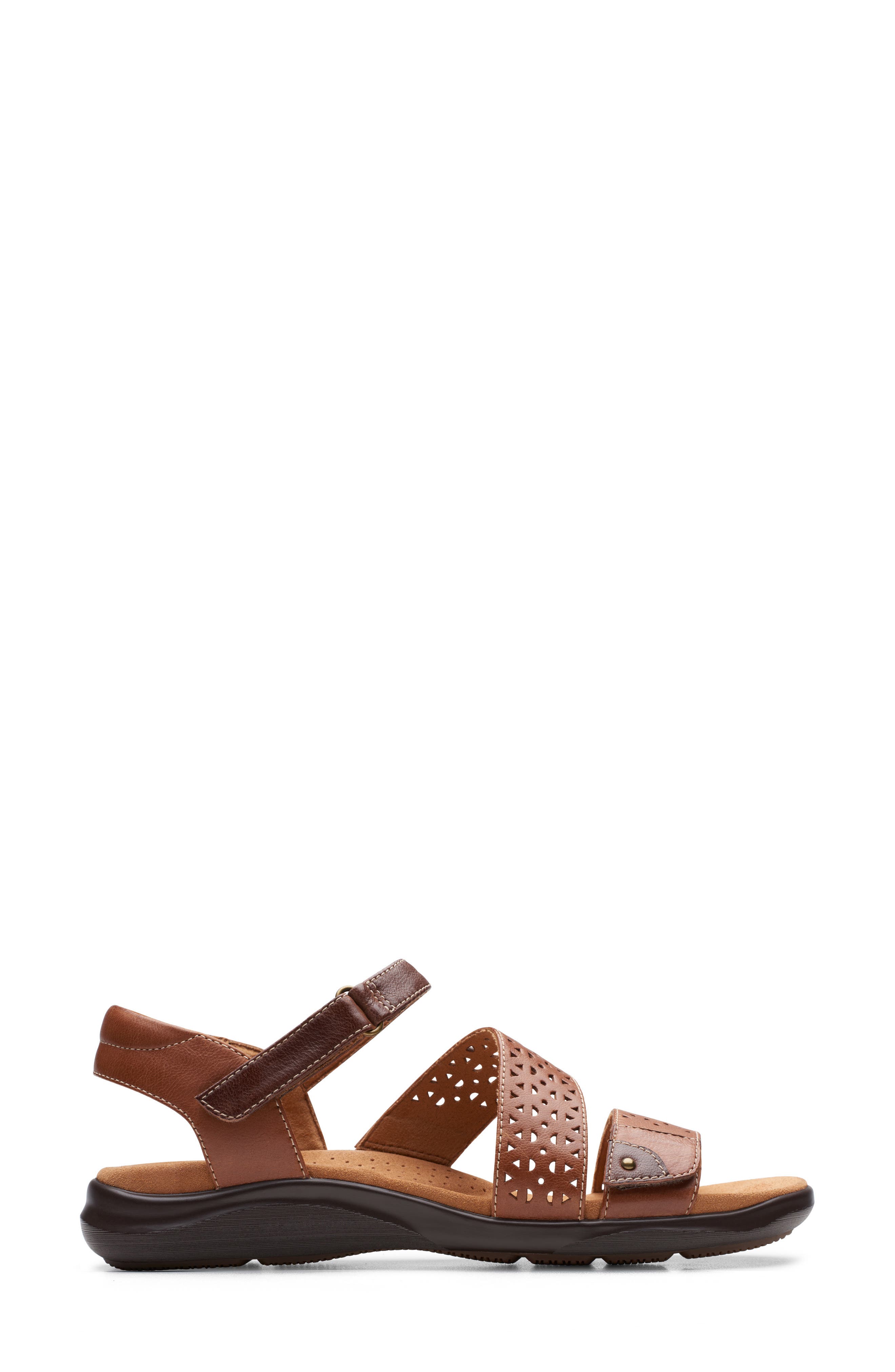 Clarks<sup
®</sup
 Kitly Way Sandal, Alternate, color, Tan Leather