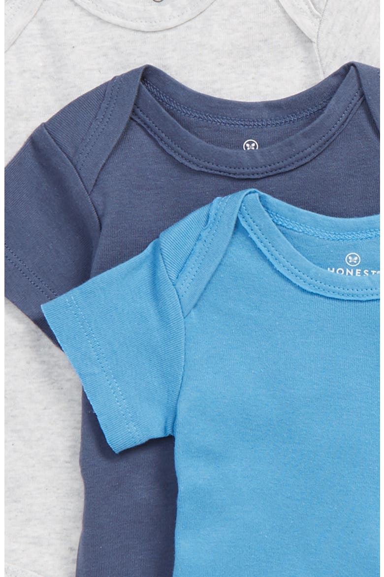 10-Pack Assorted Organic Cotton Bodysuits, Alternate, color, RAINBOW BOY