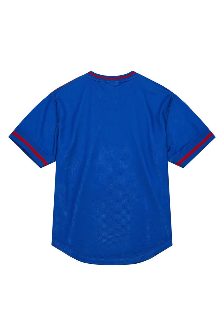 Men's Mitchell & Ness  Red Philadelphia 76ers Jumbotron 3.0 Mesh V-Neck T-Shirt, Alternate, color, Red