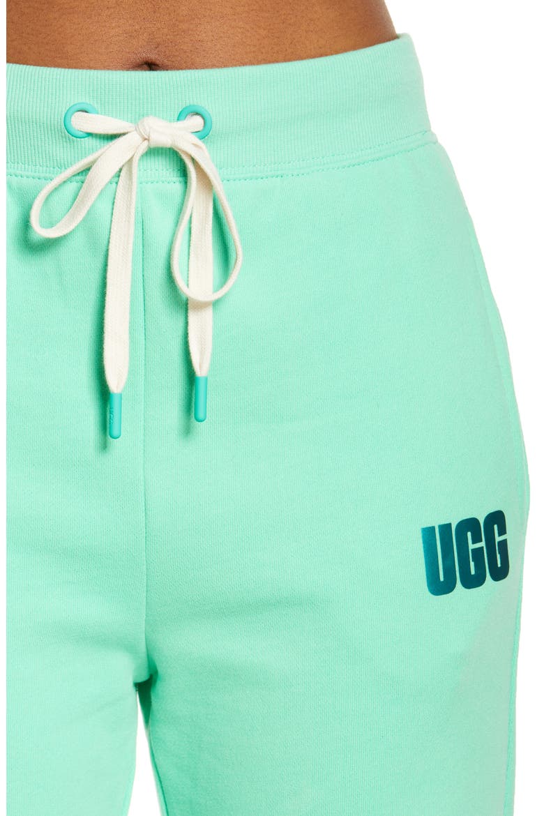 Women's Keyla Cotton Lounge Crop Pants, Alternate, color, SPRING GREEN