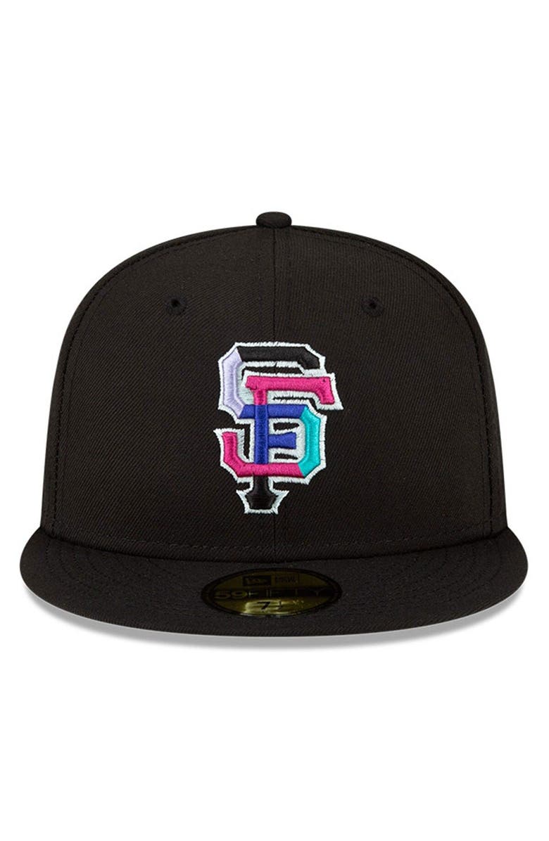 New Era Men's New Era Black San Francisco Giants 2012 World Series Polar Lights 59FIFTY Fitted Hat, Alternate, color,