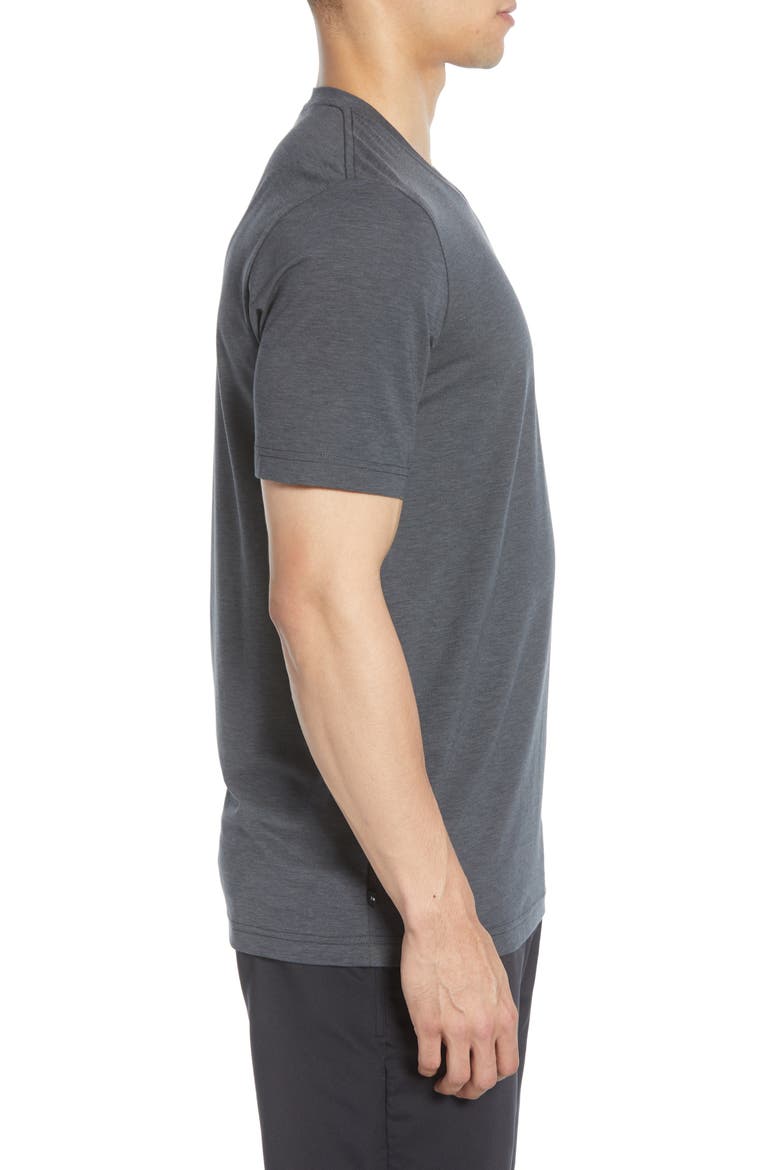 Potholder V-Neck T-Shirt, Alternate, color, HEATHER CHARCOAL