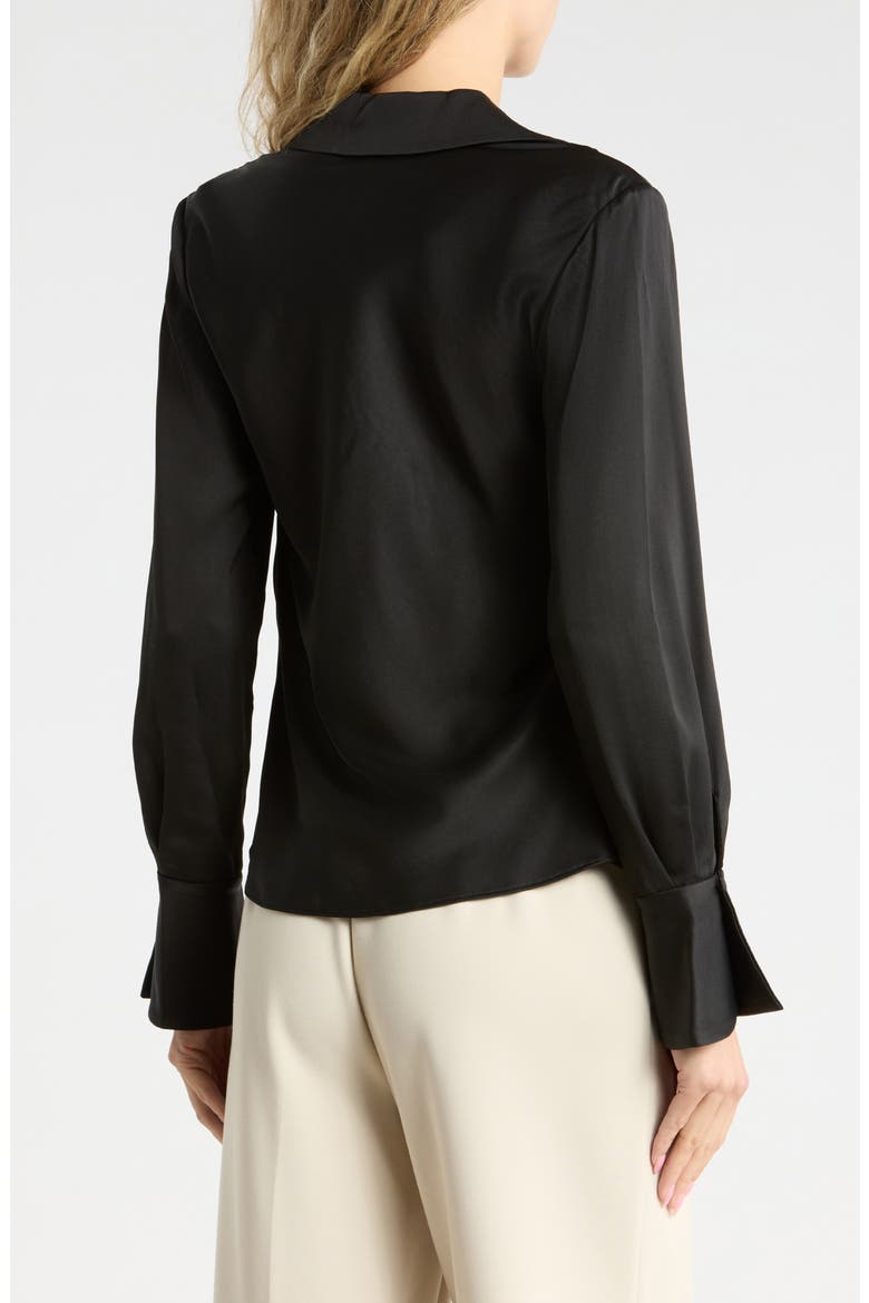 Symone Cowl Neck Top, Alternate, color, BLACK