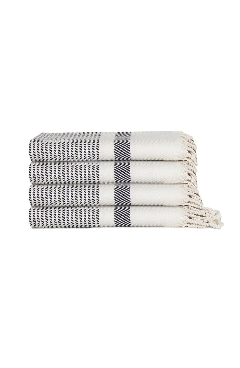 Olive & Linen Pixel Turkish Hand / Kitchen Towel Bundle, Alternate, color, 