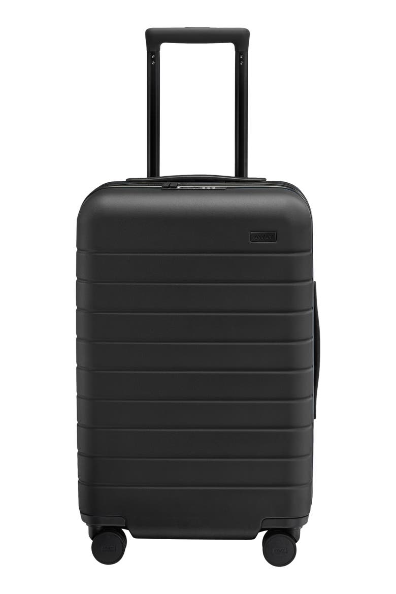 The Carry-On Flex Suitcase, Main, color, JET BLACK