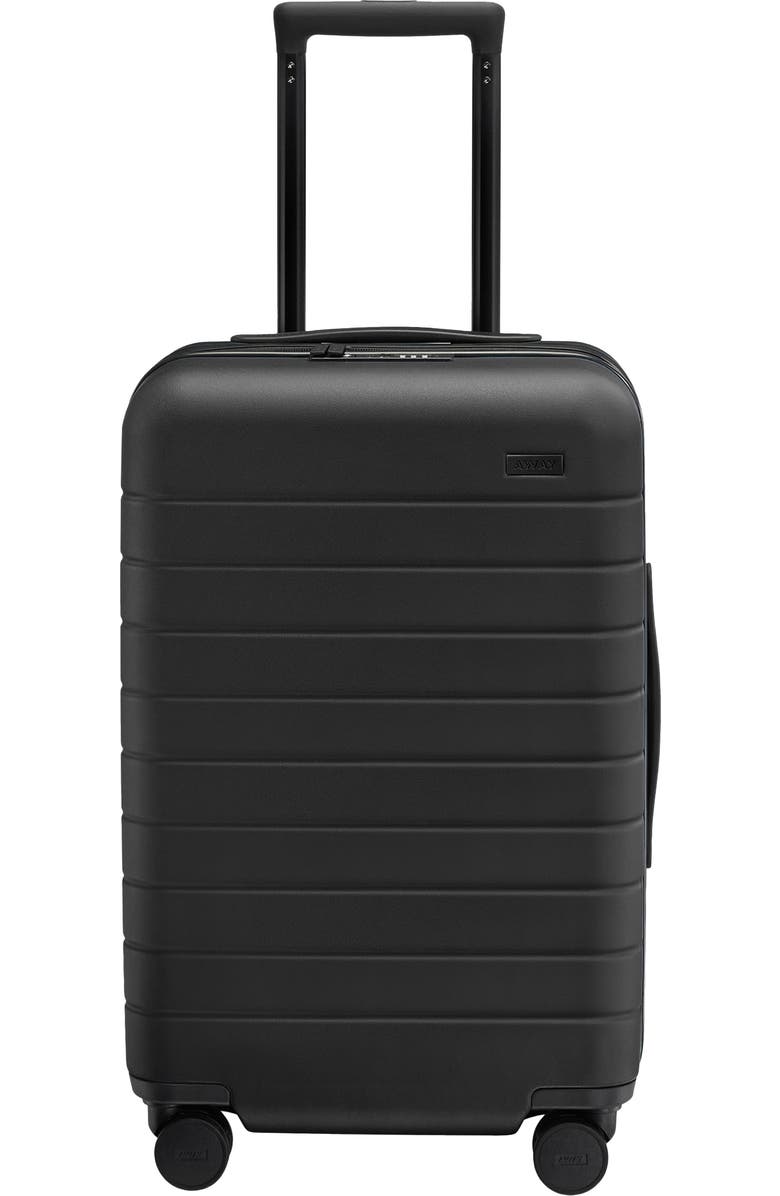 Away The Carry-On Flex Suitcase, Main, color, Jet Black