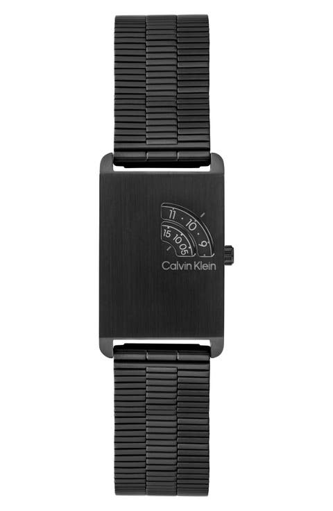 Dapper Quartz Mesh Strap Watch, 24mm