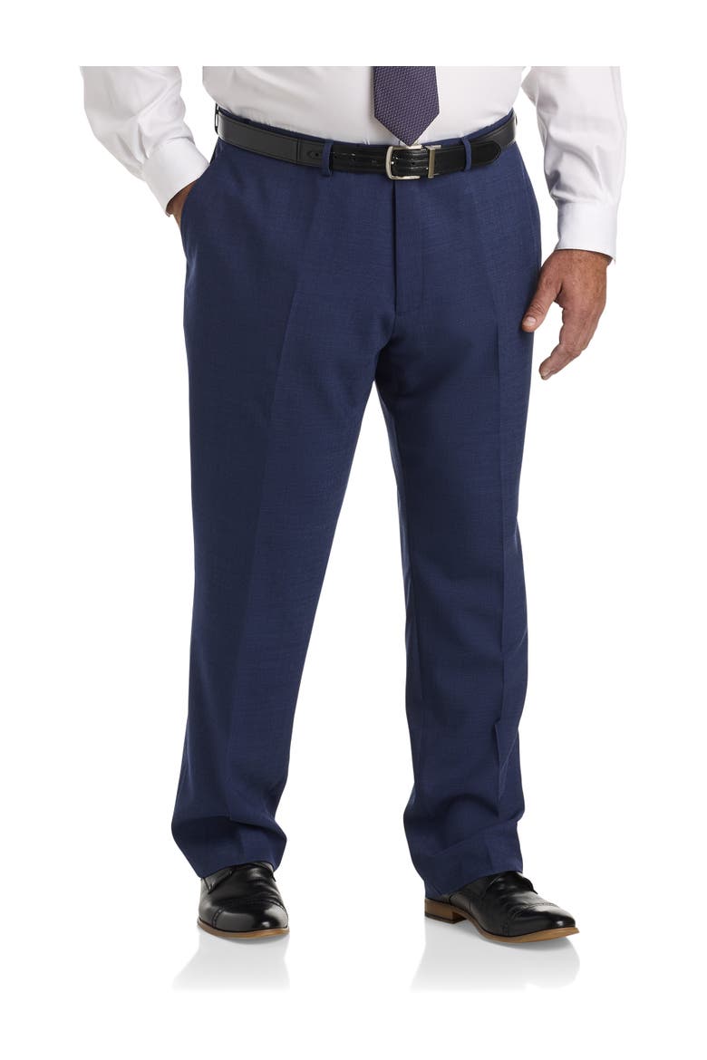 Textured Suit Pants, Main, color, NAVY