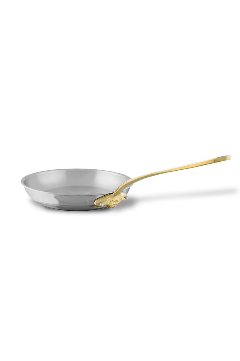 M'Cook B 5-Ply Frying Pan With Brass Handles, 7.9-Inch, Main, color, Copper
