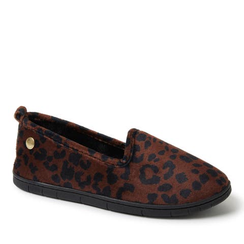Rachel Velour Closed Back Slipper
