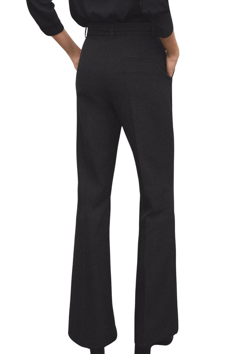 Belted Straight Leg Pants, Alternate, color, GREY