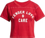Bella Venice TLC Graphic Cotton Crop T-Shirt