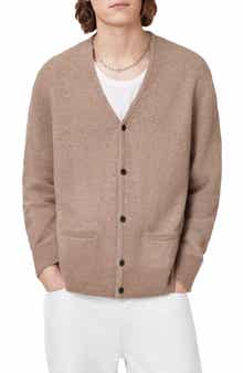 AllSaints Renn Merino Wool & Alpaca Blend Cardigan