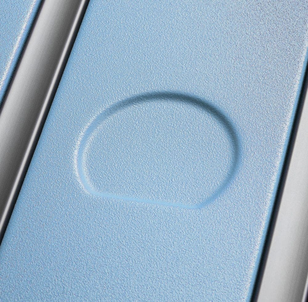 Delsey Paris Turenne 2.0 Large Checked Trunk Spinner Luggage, Alternate, color, Grey