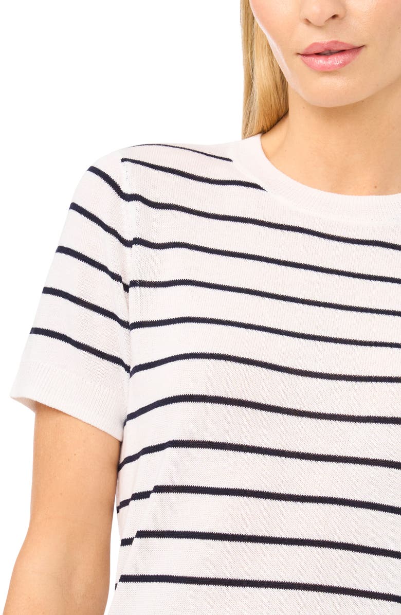 Halogen<sup>®</sup> Stripe Crewneck Sweater, Alternate, color, 