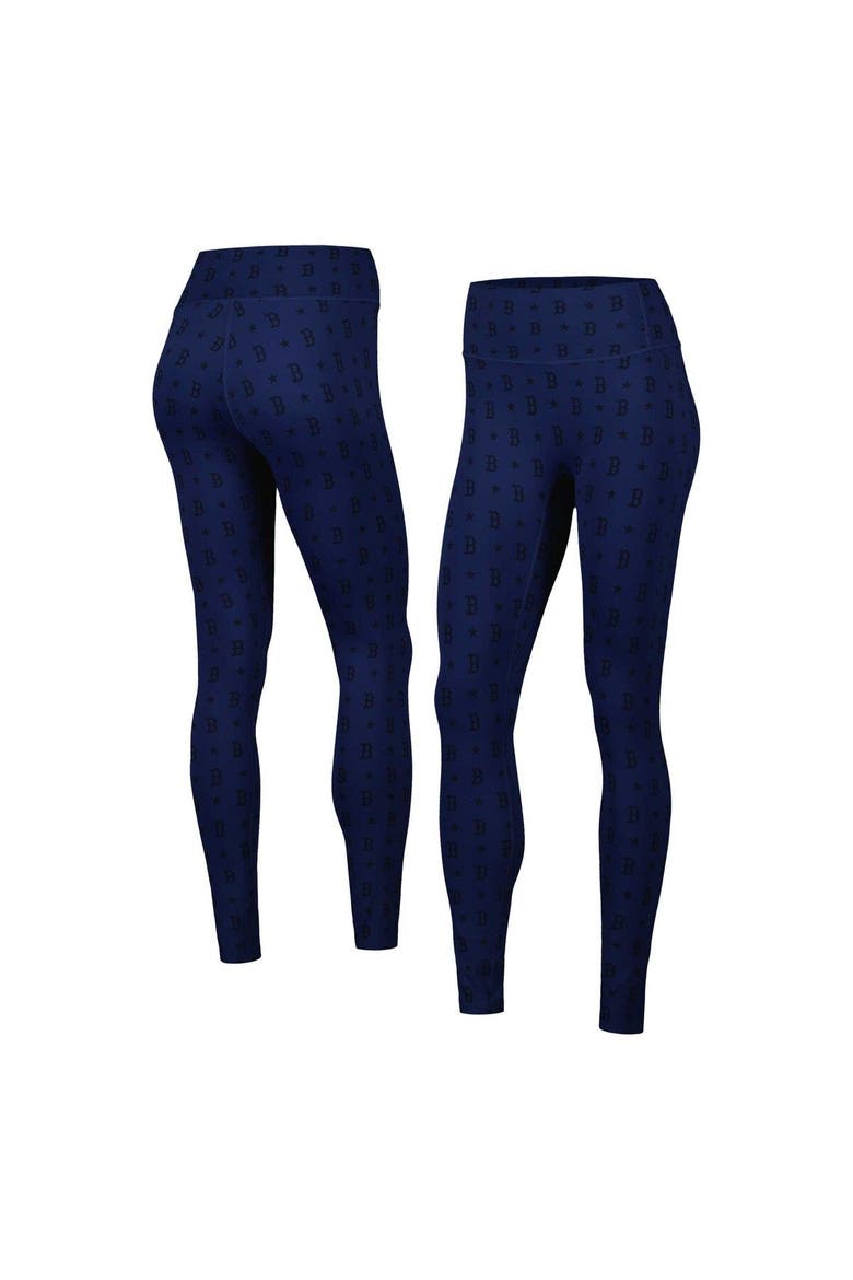 Women's Terez Navy Boston Red Sox Tonal Leggings, Main, color, Navy