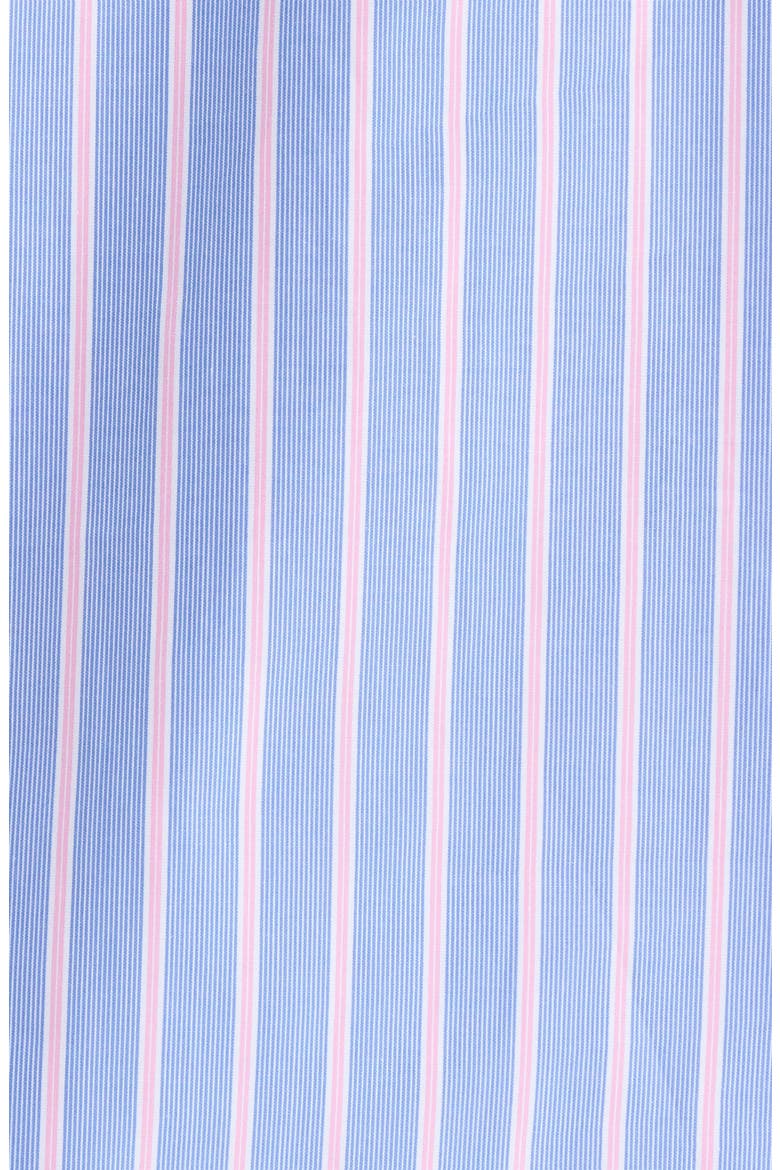 Small Asymmetrical Striped Wrap Shirt, Alternate, color, AMALFI STRIPE
