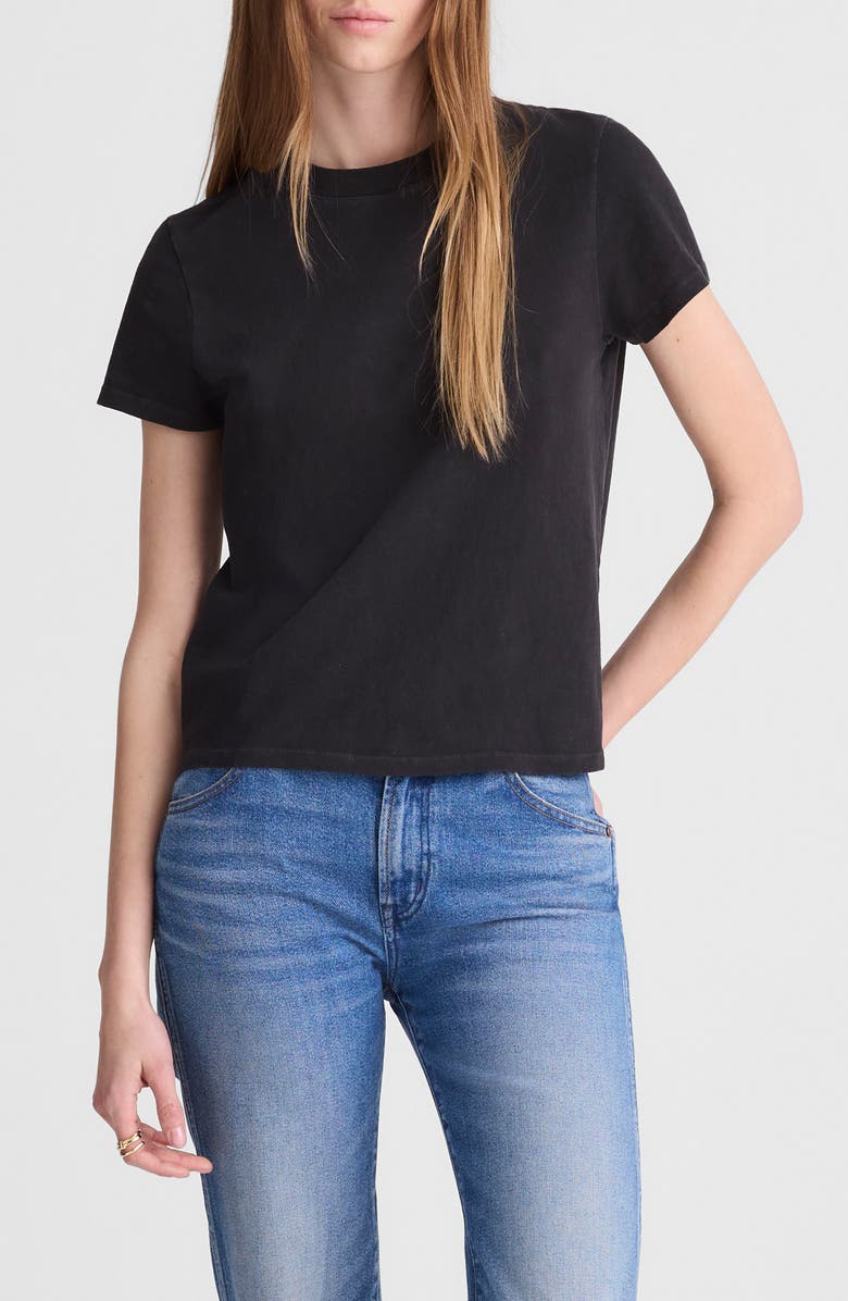 Madewell The Relaxed Cotton Jersey T-Shirt, Main, color, Black Charcoal