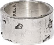 TORRELA Tubular Silver Ring