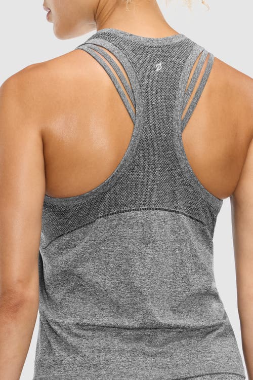Peloton Seamless Melange Tank In Black