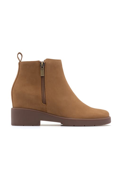 Abeo Horizon Zip Boot In Tan Nubuck - Regular