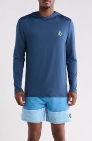 Volcom Crawdad Long Sleeve Hooded Performance T-Shirt