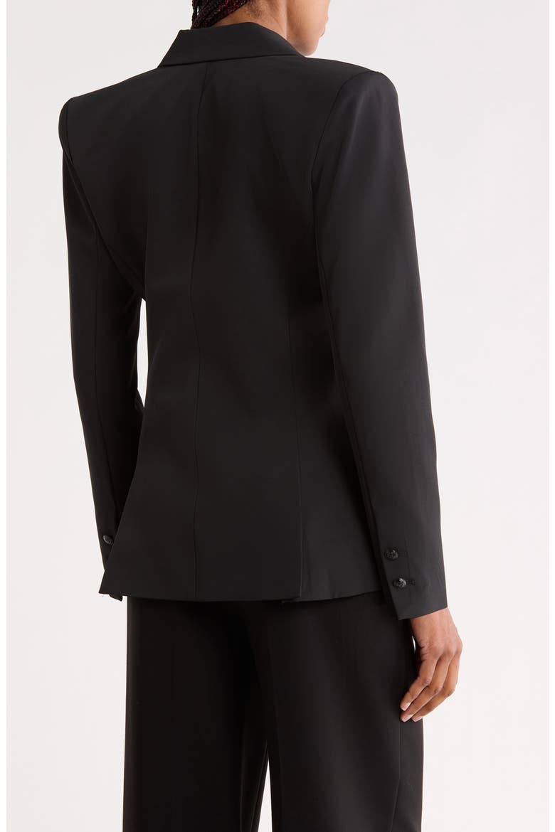 Sheila Structured Blazer, Alternate, color, BLACK