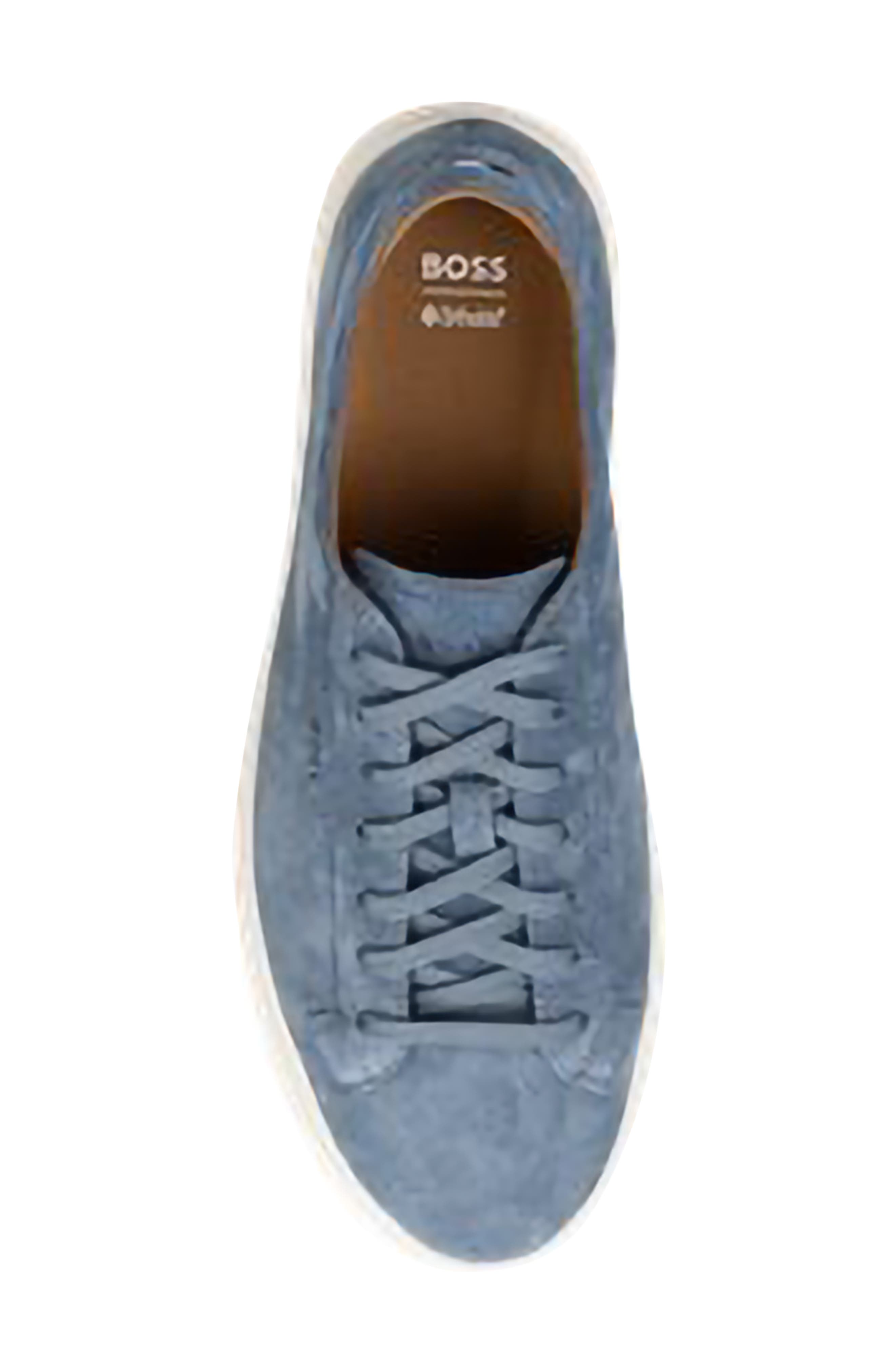 Kieran Suede Low Top Sneaker, Alternate, color, BLUE SUEDE