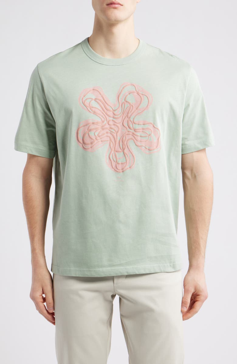 Paul Smith Yukka Regular Fit Cotton Graphic T-Shirt, Main, color, 