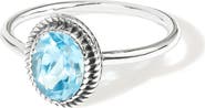 YS GEMS Oval Solitaire Ring