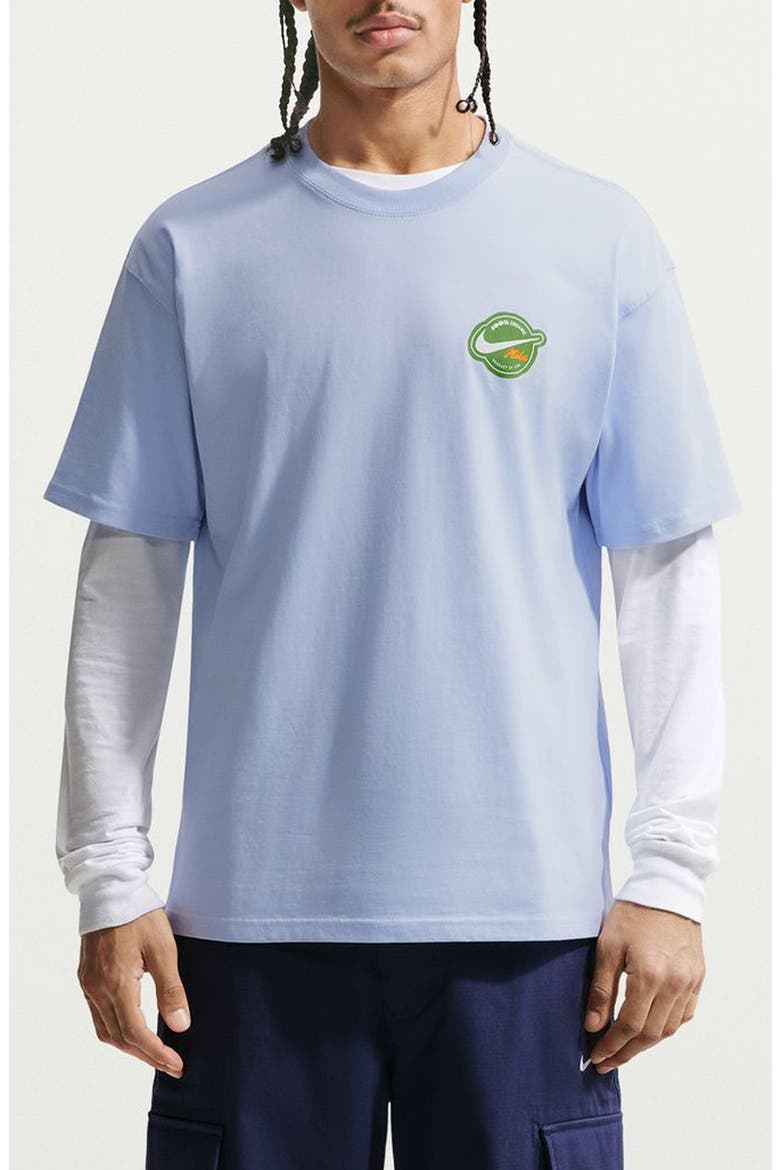 Sportswear Graphic Cotton T-shirt, Main, color, HYDROGEN BLUE