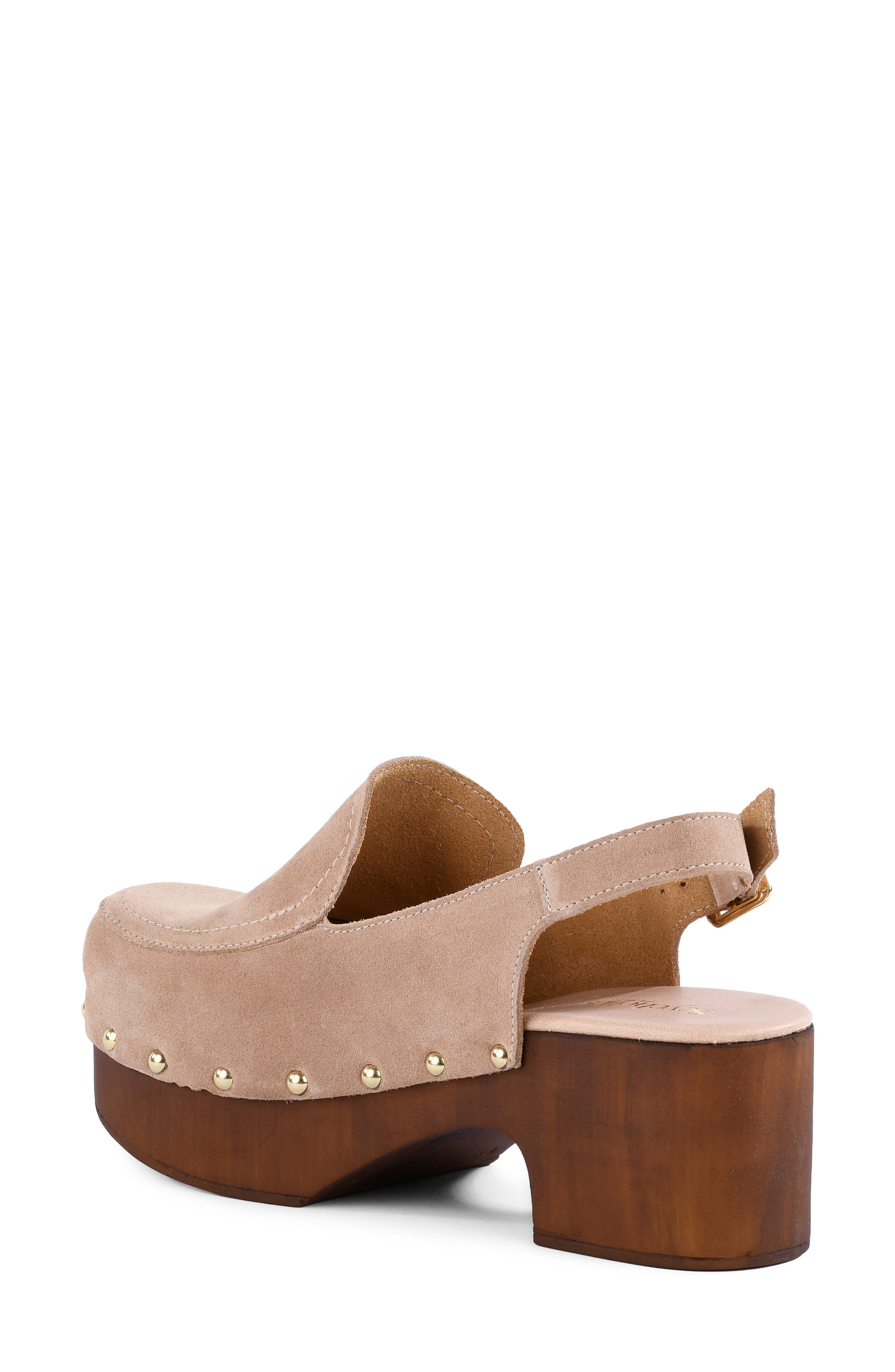 Backlot Leather Clog, Alternate, color, TAUPE