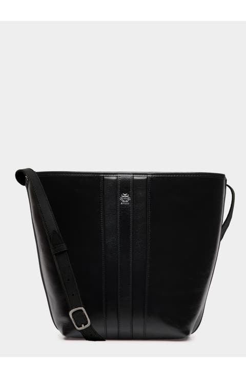 Signature Bucket Bag in Buffalo Leather