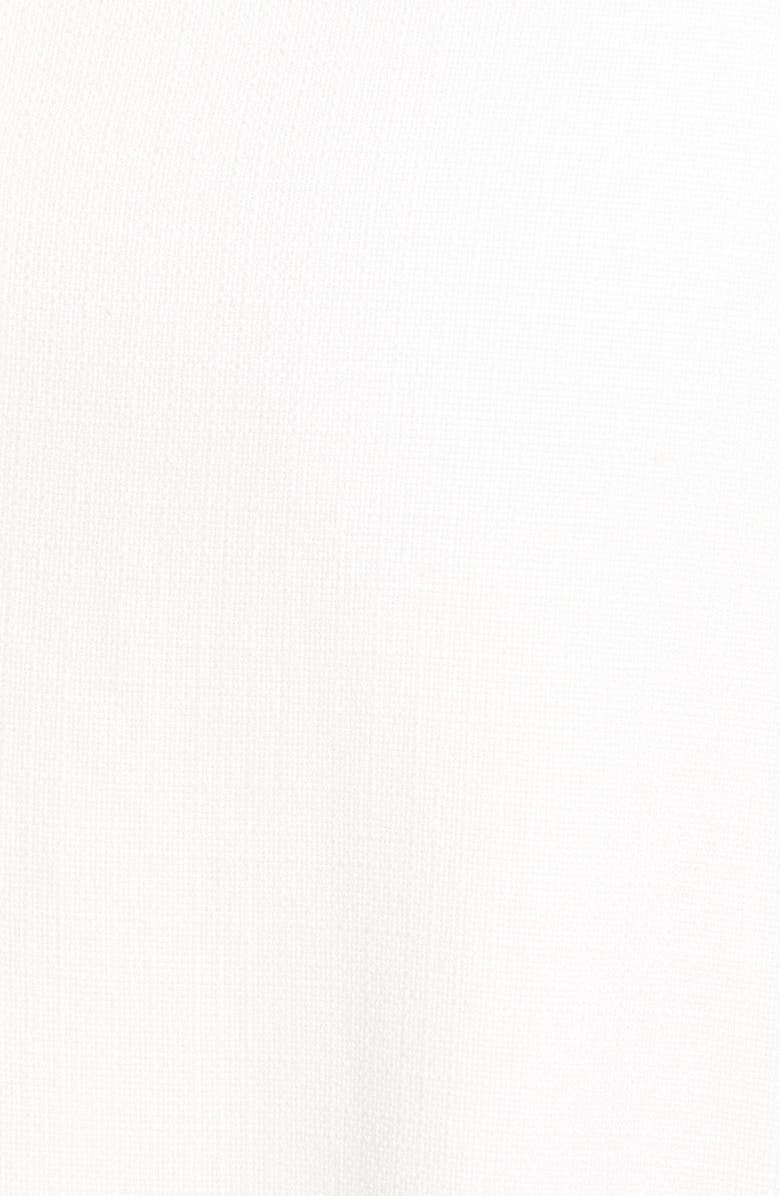 PatBO Patricia Bonaldi PatBO Mesh Trim Belted Midi Dress, Alternate, color, 