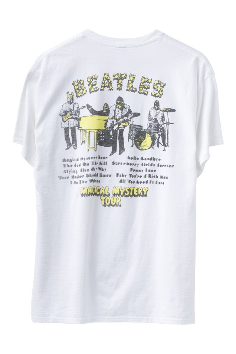 Beatles Magical Mystery Tour Graphic T-Shirt, Alternate, color, WHITE