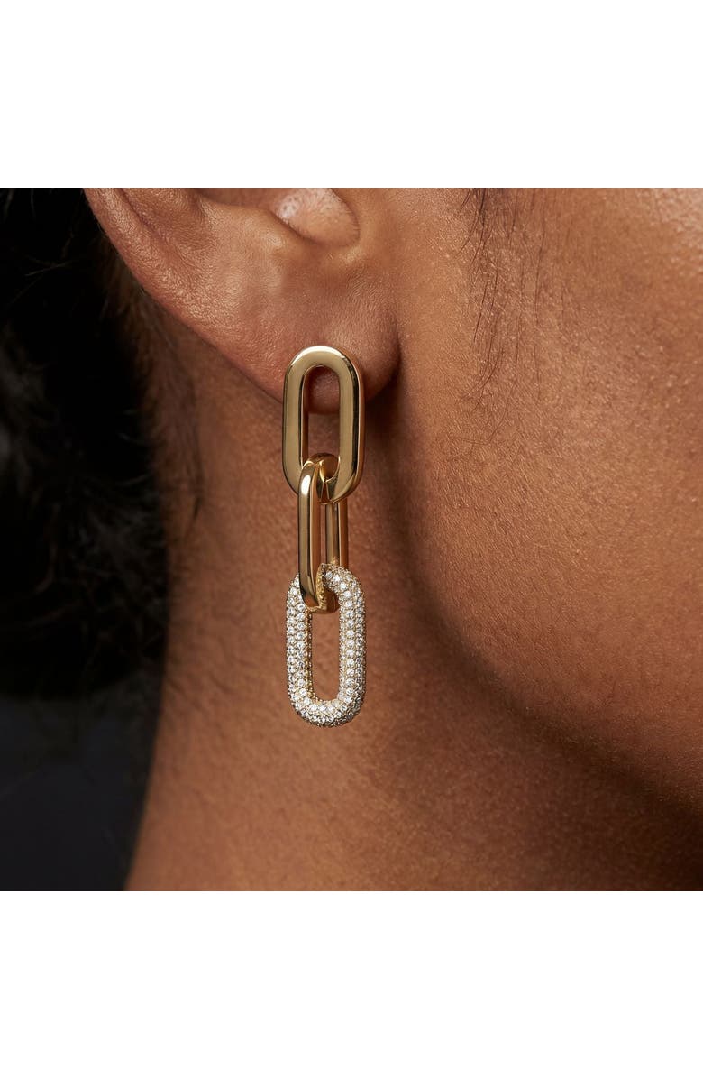 Ora Ana The Bridget Dangle Earrings, Alternate, color, Gold