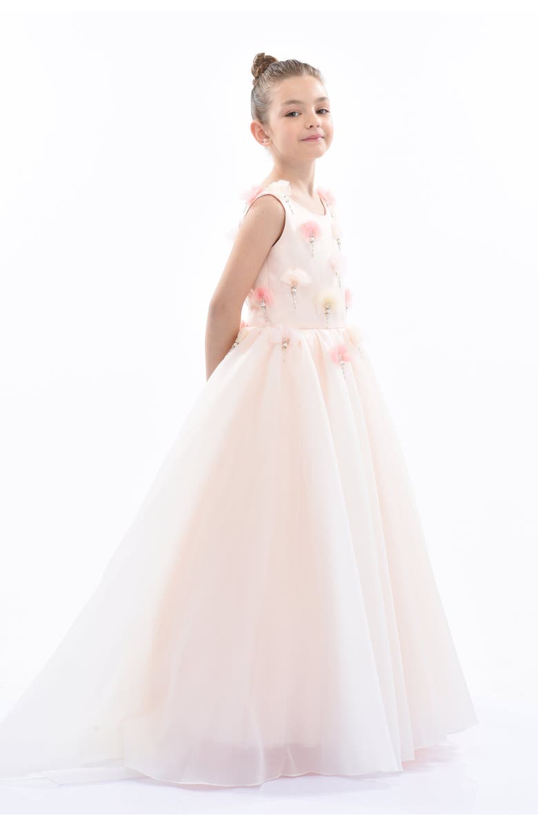 Tulleen Magnolia Princess Gown, Alternate, color, Pink