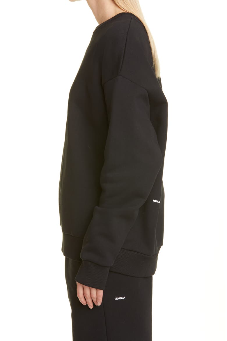 365 Signature Gender Inclusive Recycled & Organic Cotton Crewneck Sweatshirt, Alternate, color, BLACK