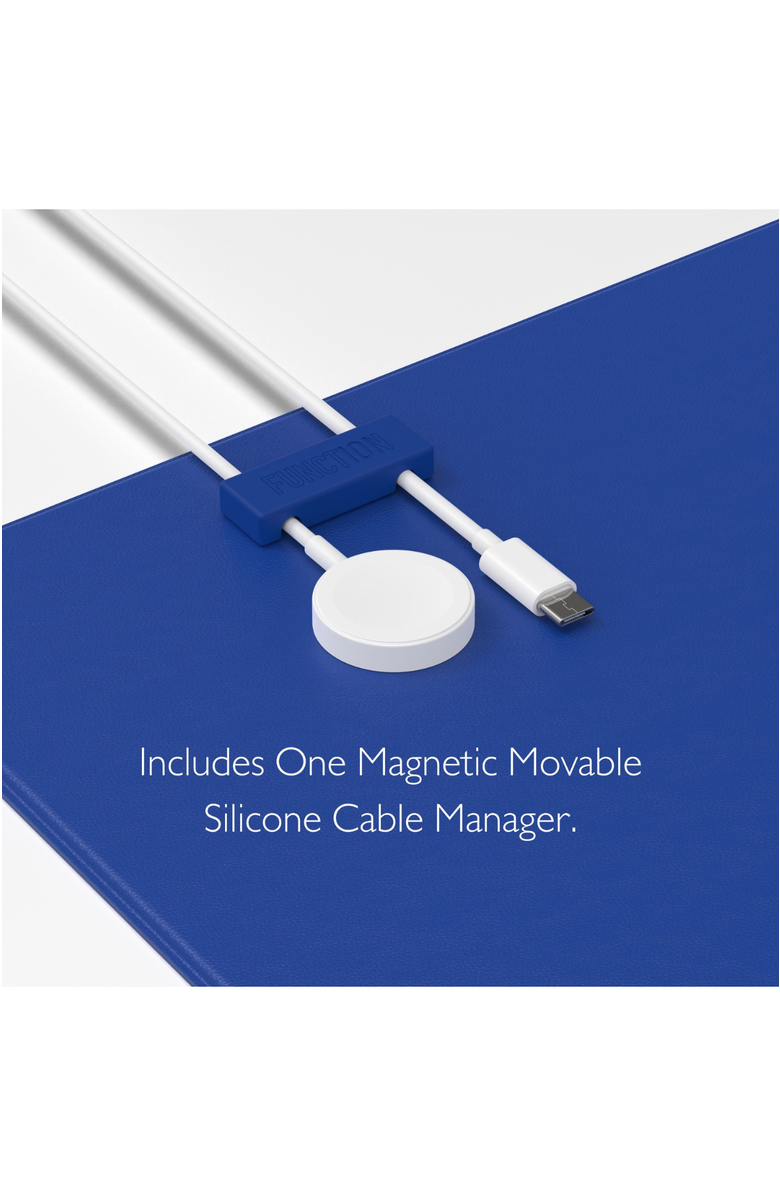 Function101 WorkPad with Magnetic Cable Manager, Alternate, color, Blue