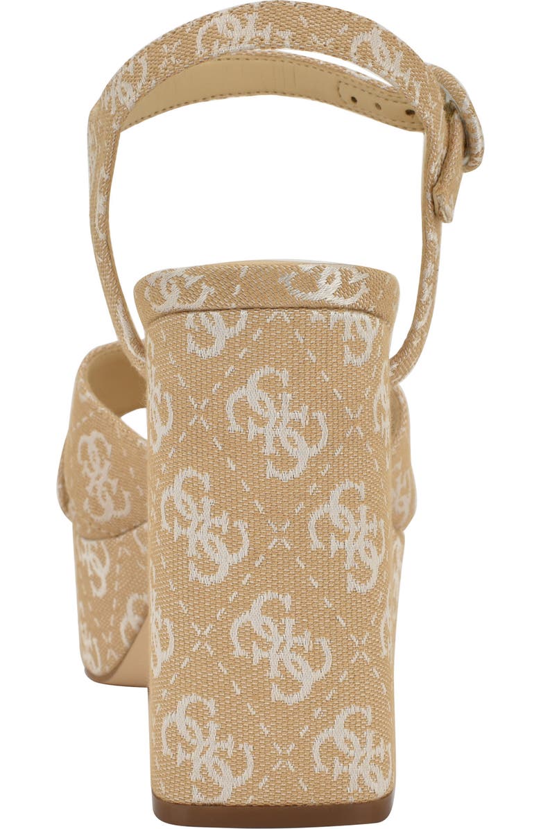 GUESS Vallenn Ankle Strap Platform Sandal, Alternate, color,