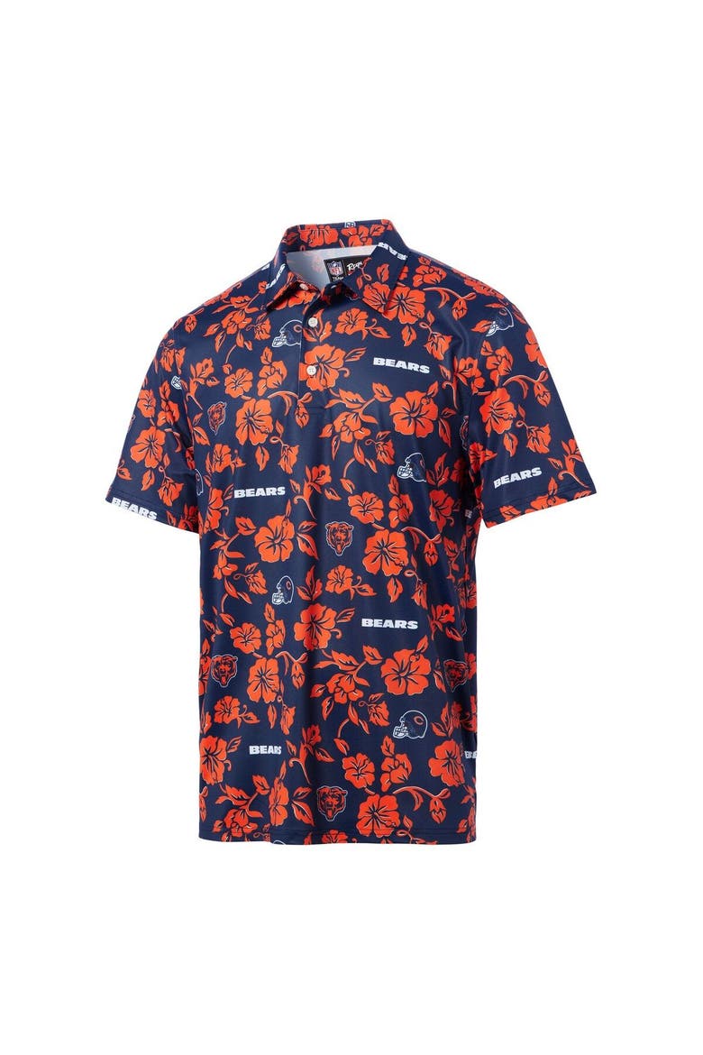 Men's Reyn Spooner Navy Chicago Bears Pua Performance Polo, Alternate, color, Navy