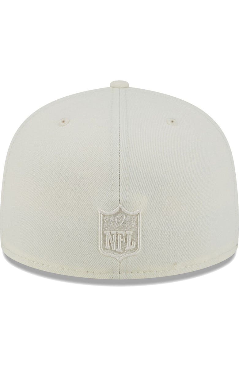 New Era Men's New Era Cream Baltimore Ravens Color Pack 59FIFTY Fitted Hat, Alternate, color, 